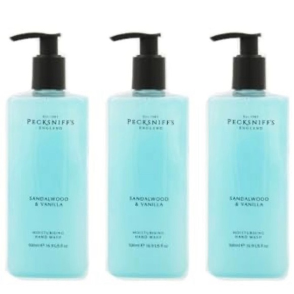 NEW PECKSNIFF'S Sandalwood & Vanilla (1)Hand Wash Pump Dispenser 16.9oz New - Picture 2 of 7
